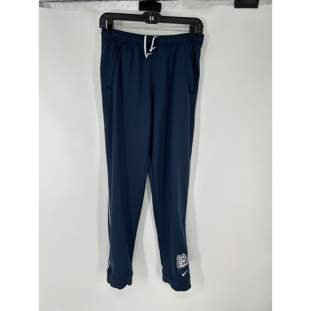 Nike Dri Fit UConn Huskies Track Pants Sweatpants Pants Navy Youth Boys Medium